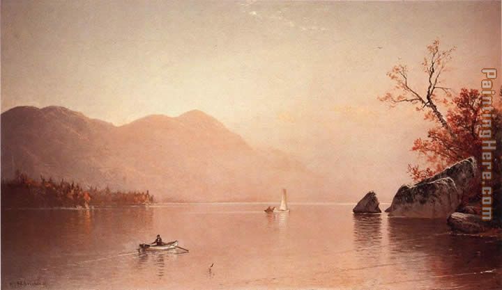 Autumn Mist Lake George New York